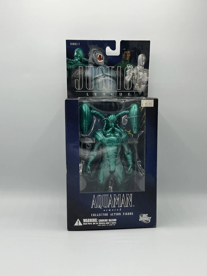 DC Direct Justice League Aquaman Armored Series 7 NIB - Image 1 of 1