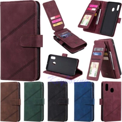 For Samsung A32 A52 A72 A10 A20 A50 A51 A71 Wallet Card Slot Leather Case Cover - Image 1 of 4