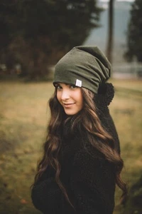 bamboo original slouch beanie designed for women and men in cancer treatment - Picture 1 of 10