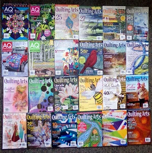 Quilt Magazine Lot (24x) 2016-2022: AQ American Quilter & Quilting Arts Abstract - Picture 1 of 6