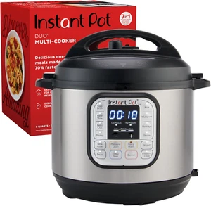 Pentola a Pressione Elettrica Instant Pot Duo 7 in 1, Pentola Lenta, Cuociriso, Vapore - Foto 1 di 12
