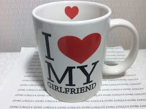 I (HEART) MY GIRLFRIEND MUG New Ceramic Ganz Mug “You’re the Best!” 2-SIDED MUG - Picture 1 of 3