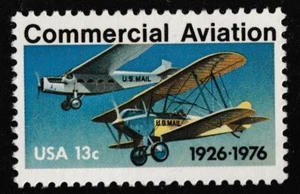 US 1684 Commercial Aviation 13c single MNH 1976 - Picture 1 of 1