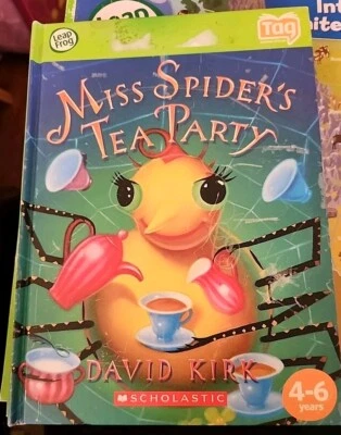 LeapFrog LeapReader TAG Book Miss Spider's Tea Party David Kirk - Image 1 of 2