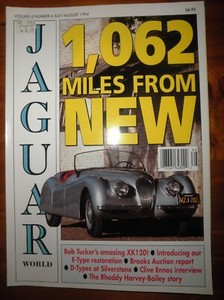 Jaguar World Mag 1994 XK120 E-Type D-Type Historic Racing at Silverstone