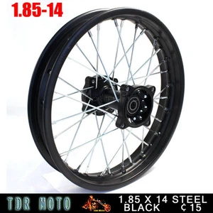 90/100-14" Inch rear rim wheel 4 125CC 150CC MOTOCROSS DIRT PIT TRAIL BIKE - Picture 1 of 5