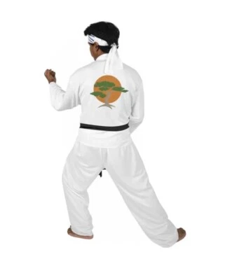 Disfraz de película de karate para niños adultos XS con todo - cinturón, pantalones, camisa, pañuelo Foto 1 de 2