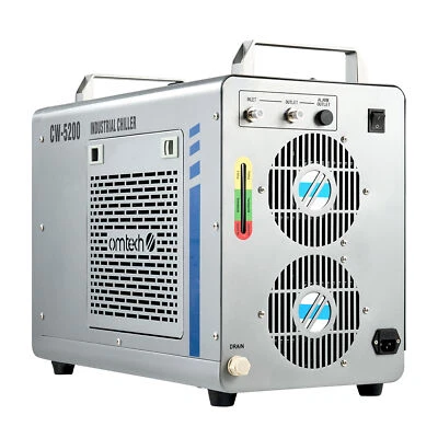 Enfriador de agua industrial de segunda mano CW5200 para cortador grabador láser de CO2 CNC Foto 1 de 4