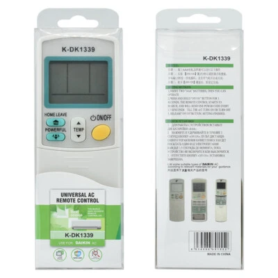 New K-DK1339 Universal For Daikin LCD AC Remote Control ARC433A87 433A1 433A15 - Image 1 of 4