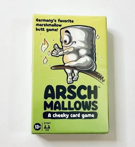 ARSCHMALLOWS A CHEEKY CARD GAME GERMANY’S FAVORITE MARSHMALLOW BUTT GAME HASBRO - Picture 1 of 5
