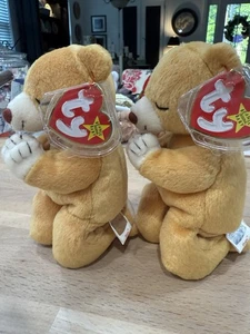 Ty Beanie Babies 1999 Hope Bears - Paar - Bild 1 von 6