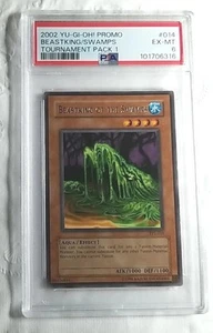 Yu-Gi-Oh! TCG Tournament Pack BEASTKING OF THE SWAMPS RARE TP1-014 PSA 6 - Bild 1 von 2