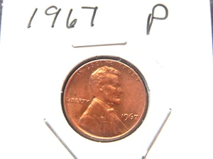 1967 (P) Lincoln Penny - Bild 1 von 2