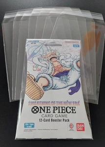 10X One Piece Sleeved Booster Pack Protective Sleeves - Blister Pack - Bild 1 von 2