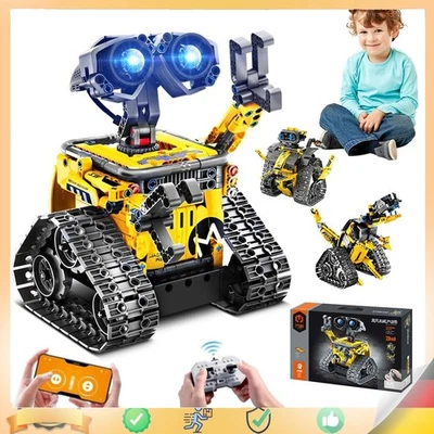 RC Roboter Spielzeug 3 in 1 Technik Baukasten für Kinder mit App Fernsteuerung - Bild 1 von 4
