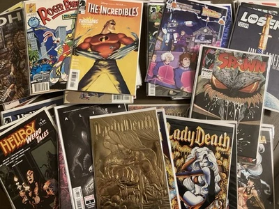 💎ENORME cómic Dark Horse Hellboy DHP Spawn Lady Death 77 cómics IDW #1 clave Foto 1 de 4