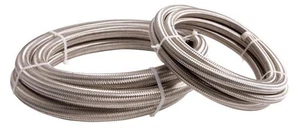 Aeroflow AF100-05-4.5M SS Braided Hose -5AN 4.5 Metre Length 6.4mm I.D - Picture 1 of 4
