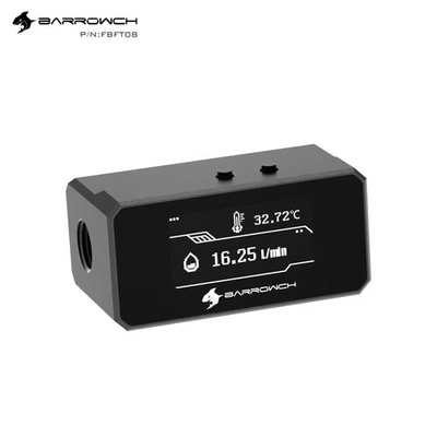 Barrowch Water Cooling Flow and Temperature Alarm OLED FBFT08 - Image 1 of 4