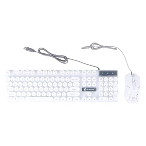 1 Set Computer Keyboard Mausspiele Ergonomische wasserdichte Tastaturmaus - Afbeelding 1 van 12
