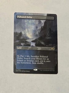 Polluted Delta - Borderless - MH3 - Near Mint - MTG - Picture 1 of 1