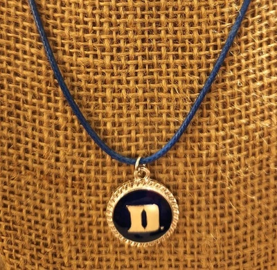 Duke Blue Devils Blue Cord Neckace with Duke Logo Charm, 18", Jewelry - Image 1 of 3