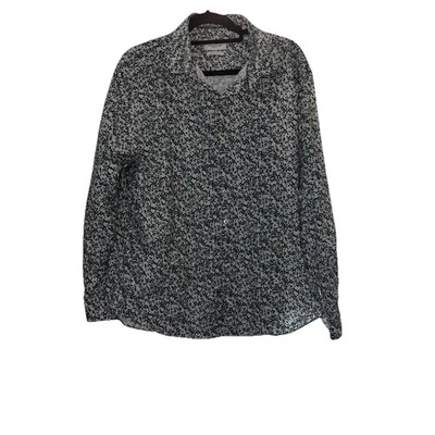 Bugatchi Comfort Stretch Casual Shirt Men's XL Shaped Fit Leaf Print $179 NWOT - Image 1 of 4