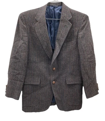 Vtg Austin Reed Tweed Sport Coat Blazer Jacket 100% Wool Kaufmans MT USA - Image 1 of 4