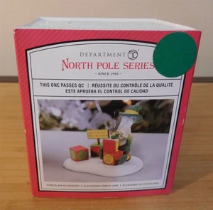 Dept 56 North Pole Accessory - This One Passes QC - #6011412 - NIB  - Picture 1 of 1