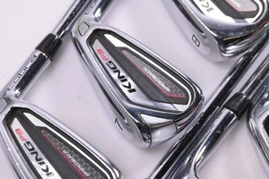 Cobra King F9 Irons / 6-PW+GW+SW / Regular Flex Cobra Shafts - Picture 1 of 7