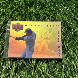 1993 Upper Deck Then and Now TN2 George Brett Kansas City Royals A90 - Bild 1 von 2