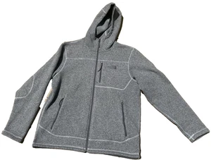 The North Face Jacket Mens Large Full Zip Gordon Lyons Hooded Sweater Fleece - Picture 1 of 22