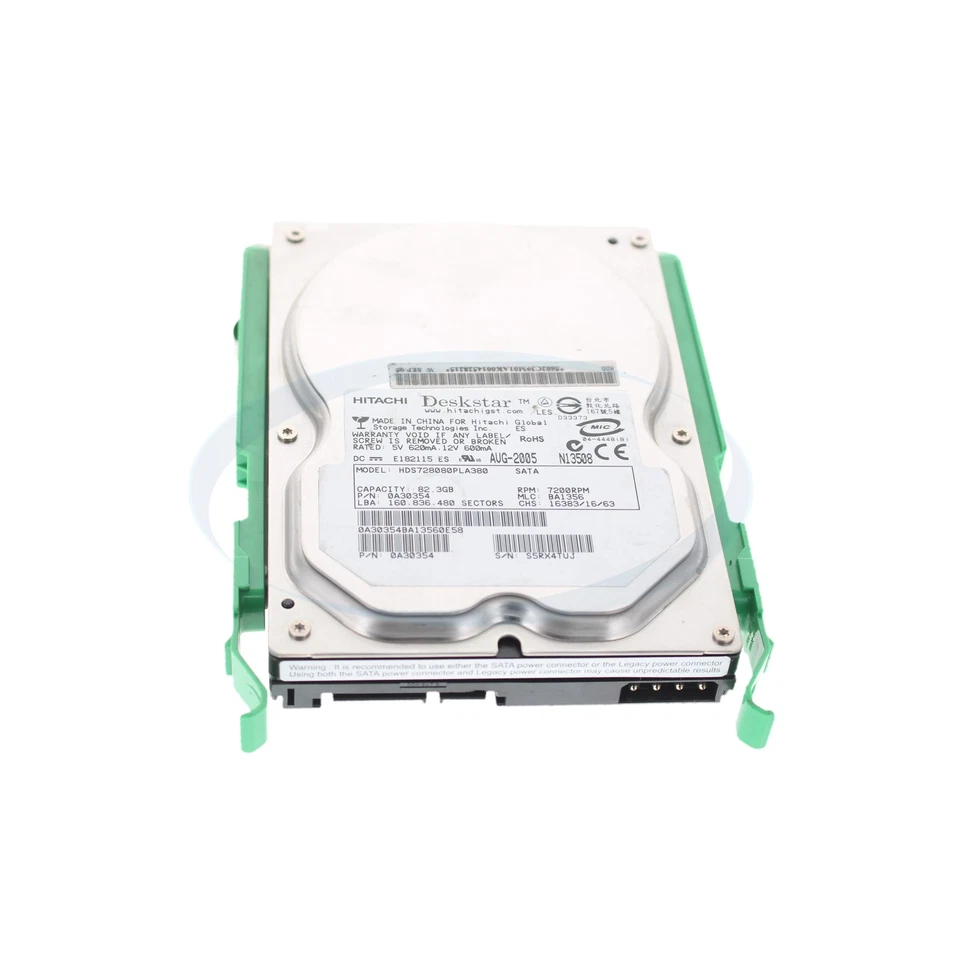 Hitachi 0A30354 80GB SATA 7200RPM 3.5" Hard Drive - Image 1 of 1
