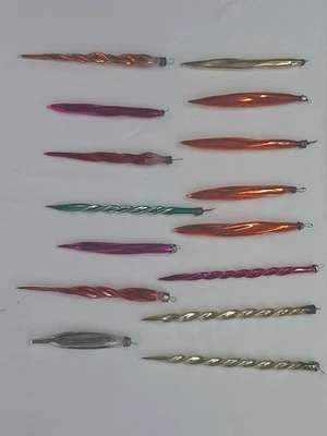 Vintage glass Christmas tree Ornaments decorations  soviet USSR (lot)#40 - Image 1 of 3