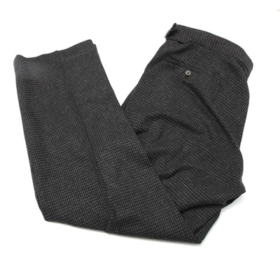 Pantalones de vestir Polo by Ralph Lauren para hombre 36x30 gris mezcla de lana pantalones pata de gallo Foto 1 de 4