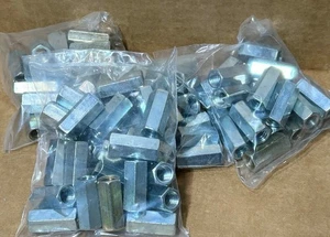 (Menge 80) 3/8"-16 x 1-1/8" Sechskantstange Überwurfmutter Verlängerung NEU OPEN BOX - Bild 1 von 3
