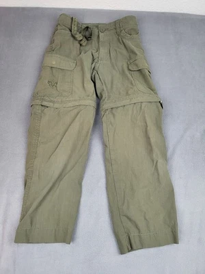 Pantalones convertibles Scouts of America para niños 8 luces verdes exteriores con cremallera Foto 1 de 4