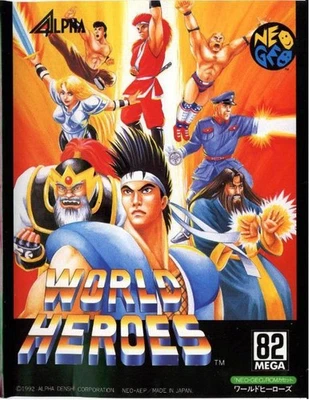 Neo Geo AES - World Heroes - 82 Megs JAPAN mit OVP sehr guter Zustand - Bild 1 von 3