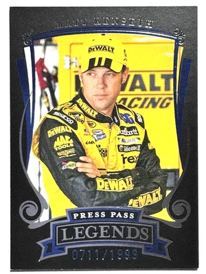 HOF'er MATT KENSETH 2006 Press Pass Legends #d/1999 BLUE PARALLEL Card #B38 - Image 1 of 2