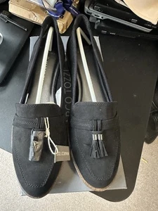 Scarpe MARCO TOZZI UK 6 nere in pelle scamosciata tacco 1,5 nuove con etichette - Foto 1 di 13