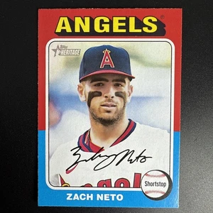 2024 Topps Heritage - Zach Neto #265 Angels - Bild 1 von 2