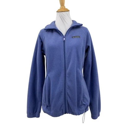 Chaqueta Columbia Mujer S Pequeña Periwinkle Benton Springs Cremallera Completa Simulación Polar Foto 1 de 4