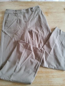  Stoff Hose  Premium C&A Gr. 36 /S Greige Gerades Weites Bein m Elasthan - Bild 1 von 9