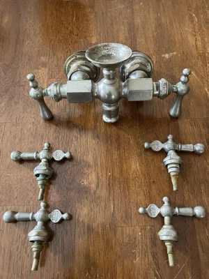 1890’s Antique Vintage Victorian Faucet Spigot Hot & Cold Faucet Extras** - Image 1 of 4