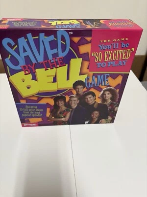 Saved By The Bell Board Game 90's Retro Pop   Family Fun. Open Box, Card Sealed - Image 1 of 4