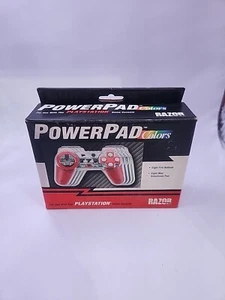 Razor PowerPad 4807 Playstation 1 PS1 Green Wired Controller Complete in Box - Picture 1 of 7