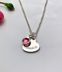 Personalised Necklace with Name Beautiful Birthday Christmas Gift Lady Girl - Picture 1 of 3