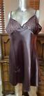 Delicates Brown Nightgown Size L # 111819