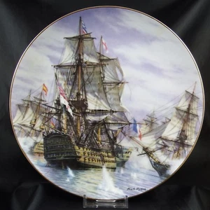 Great British Sea Battles Trafalgar Breaking The Line Hamilton Plate Collection - Picture 1 of 4
