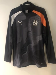 Olympique Marseille OM Puma 23/24 Soccer PreMatch LS Sweat Top Shirt NWT Large - Picture 1 of 6