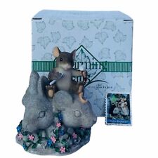 Charming Tails figurine mouse Fitz Floyd anthropomorphic Rushmore stone mice Box
